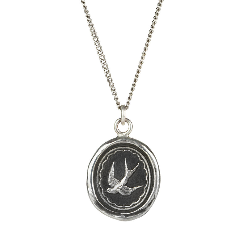 Pyrrha Silver Free Spirited Talisman Necklace | Quadrum Gallery