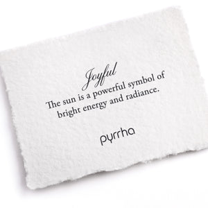 Pyrrha 14k Blue Joyful Appreciation Talisman Necklace | Quadrum Gallery