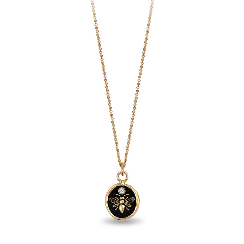 Pyrrha 14k Motivated Appreciation Talisman Necklace | Quadrum Gallery