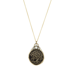 Pyrrha 14k Tree of Life Diamond Talisman | Quadrum Gallery