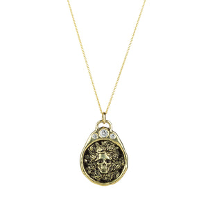 Pyrrha Live Every Moment Diamond Talisman Necklace | Quadrum Gallery