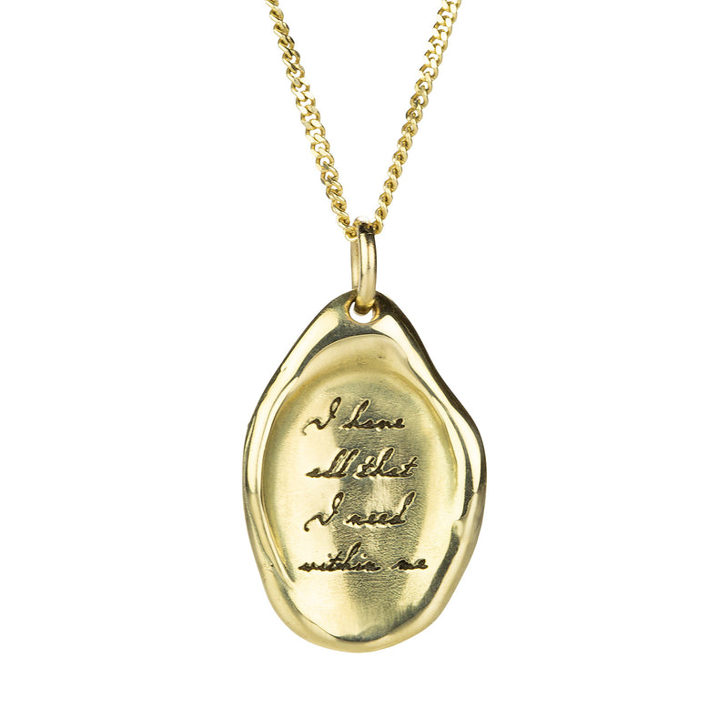 Pyrrha I Have All That I Need Within Me Talisman Necklace | Quadrum Gallery