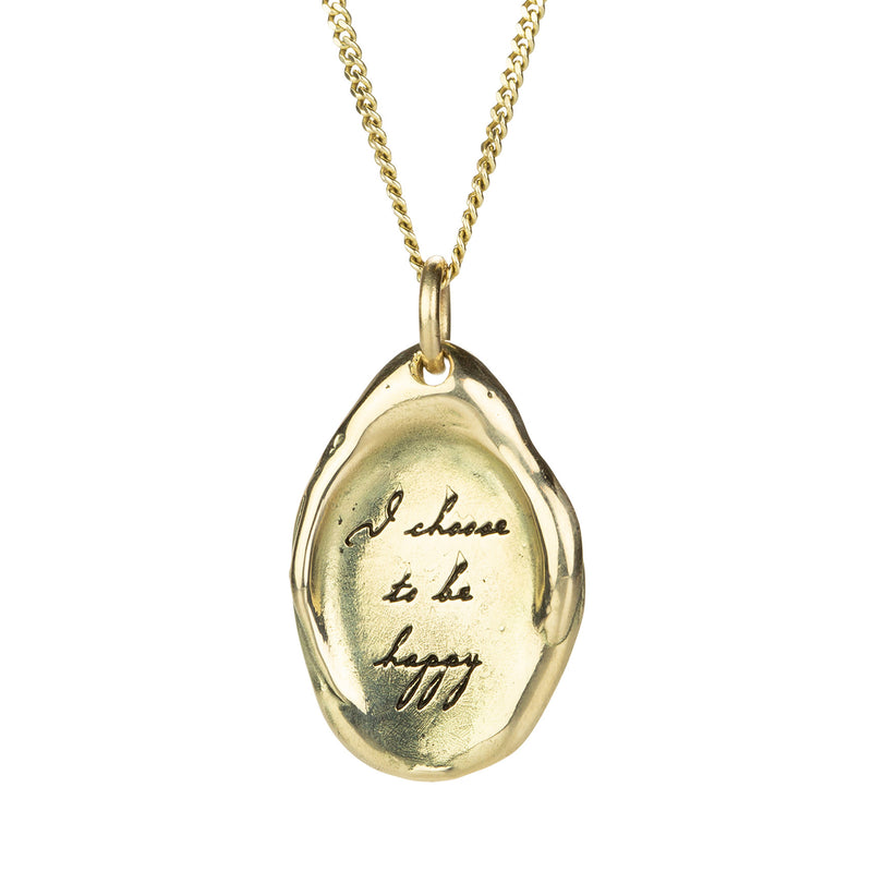 Pyrrha I Choose To Be Happy Talisman Necklace | Quadrum Gallery