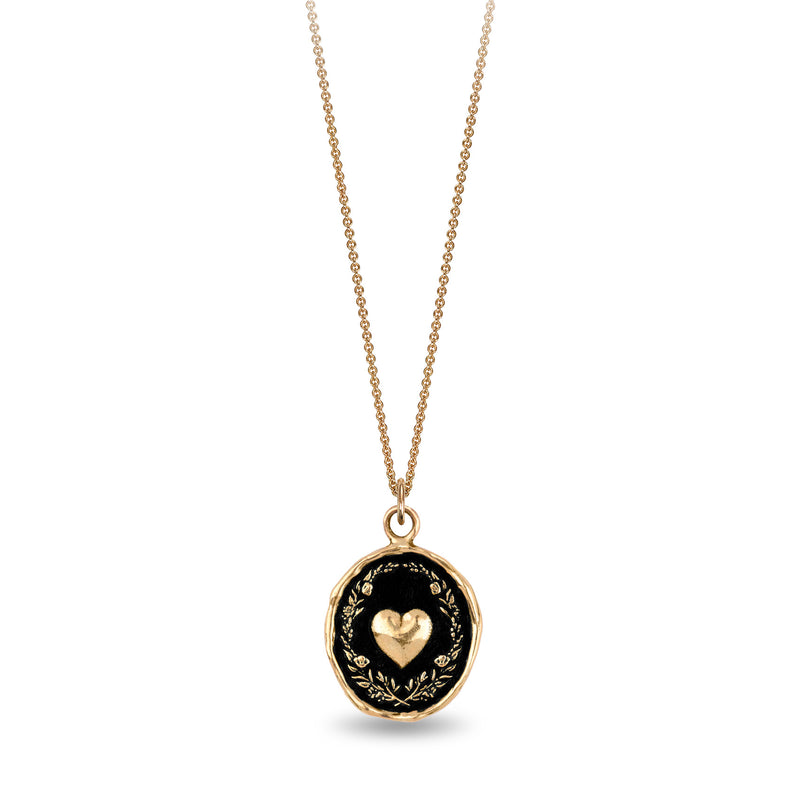 Pyrrha 14k Self-Love Talisman Necklace | Quadrum Gallery