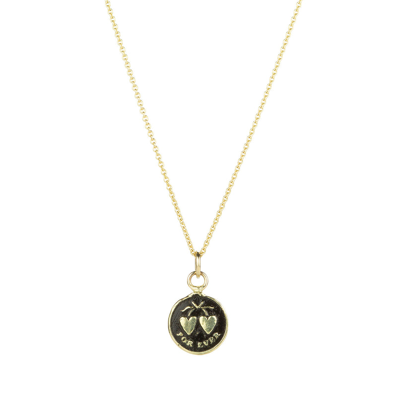 Pyrrha 14k Hearts Talisman Necklace | Quadrum Gallery