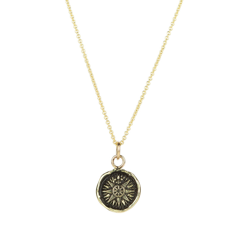 Pyrrha 14k Direction Talisman Necklace | Quadrum Gallery