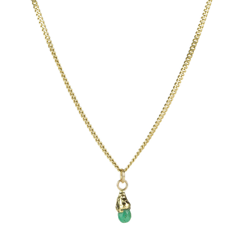 Pyrrha Capped Emerald Abundance Charm (Charm Only) | Quadrum Gallery