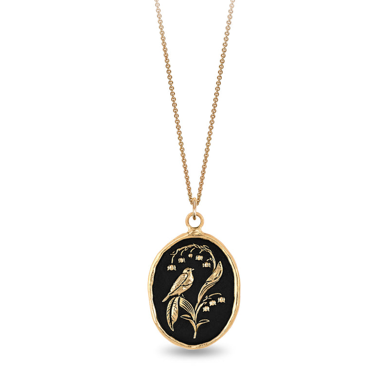 Pyrrha 14k Return to Happiness Talisman Necklace | Quadrum Gallery