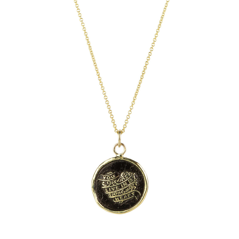 Pyrrha 14k You Live In My Heart Talisman Necklace | Quadrum Gallery