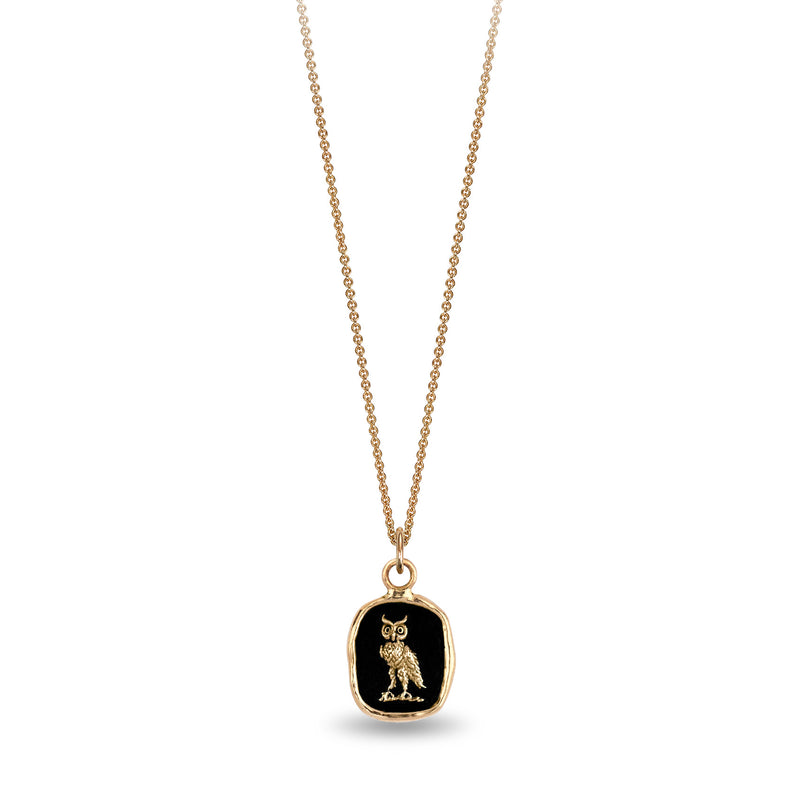 Pyrrha 14k Watch Over Me Talisman Necklace | Quadrum Gallery