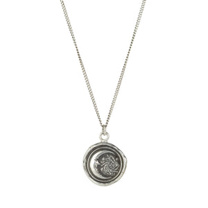 Pyrrha Silver Trust the Universe Pendant Necklace | Quadrum Gallery