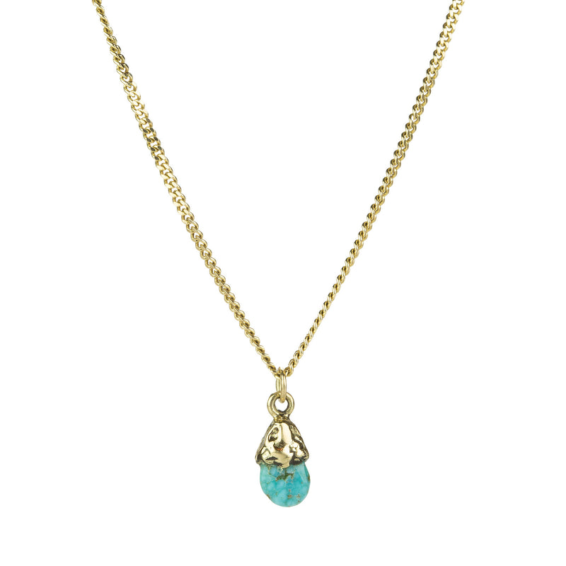 Pyrrha Capped Turquoise Friendship Charm (Charm Only) | Quadrum Gallery