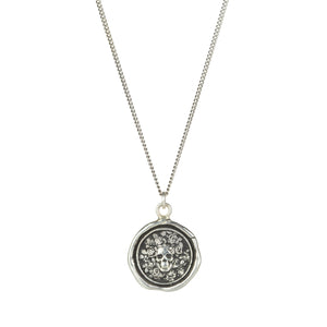 Pyrrha Sterling Silver Live Every Moment Pendant Necklace | Quadrum Gallery