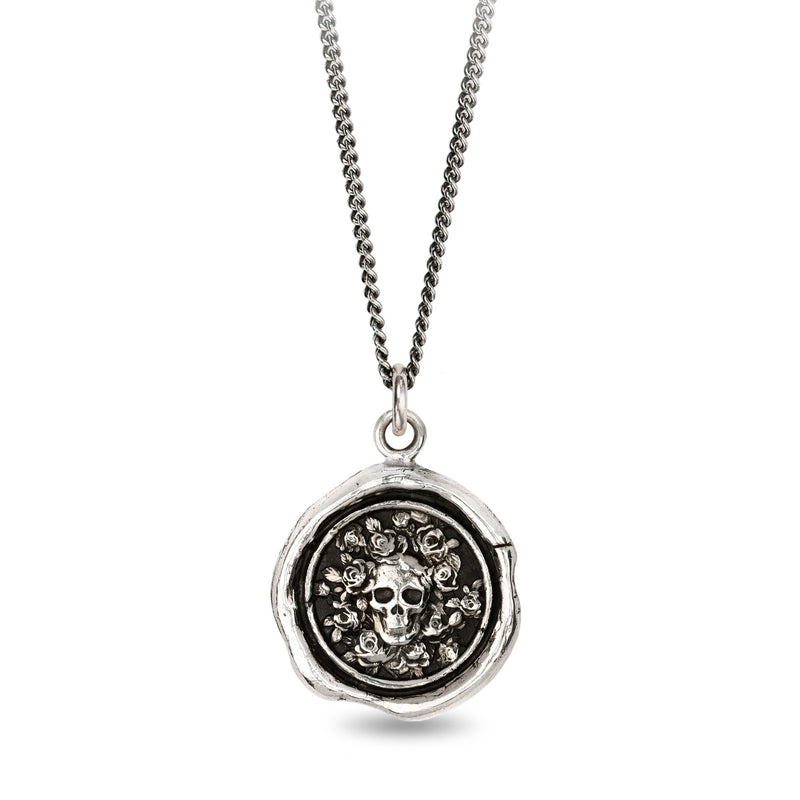 Pyrrha Sterling Silver Live Every Moment Pendant Necklace | Quadrum Gallery