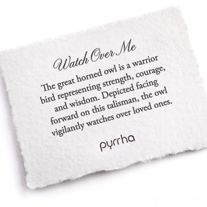 Pyrrha Silver Watch Over Me Pendant Necklace | Quadrum Gallery