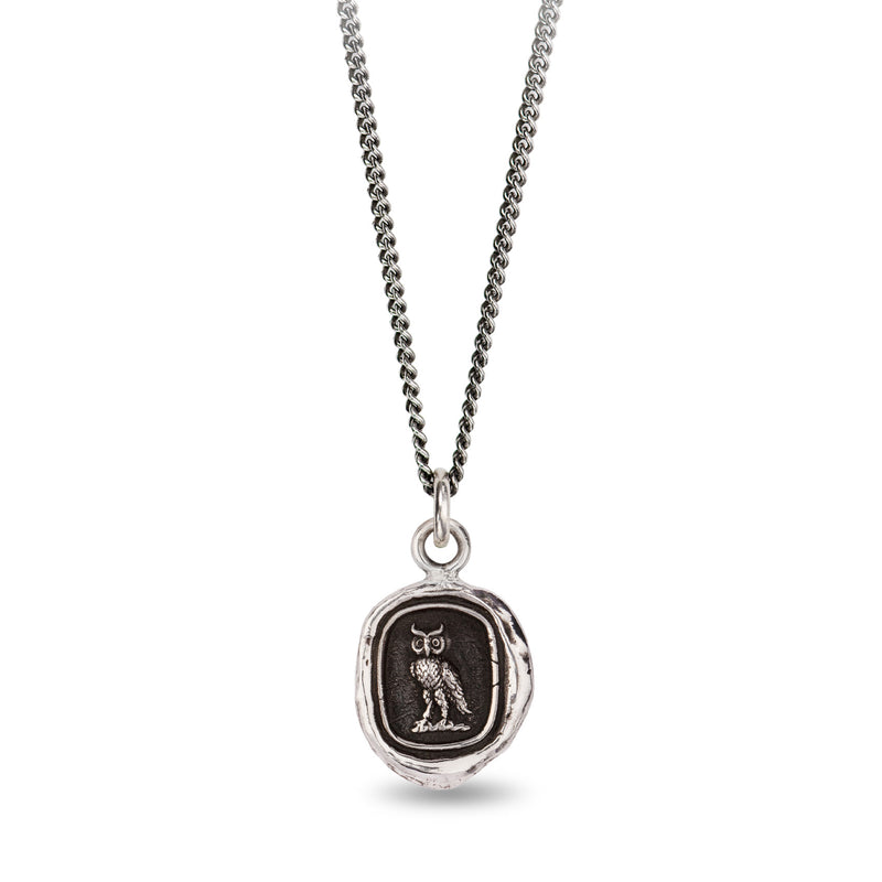 Pyrrha Silver Watch Over Me Pendant Necklace | Quadrum Gallery