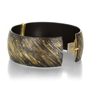 Pat Flynn Striated Rain Hinged Cuff Bracelet | Quadrum Gallery