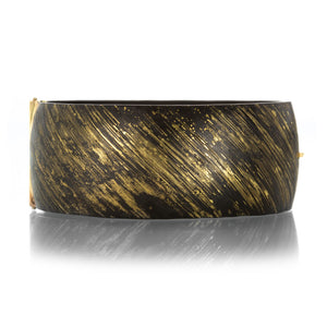 Pat Flynn Striated Rain Hinged Cuff Bracelet | Quadrum Gallery