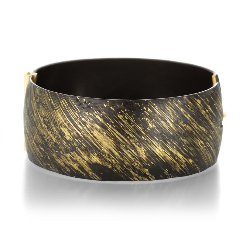 Pat Flynn Striated Rain Hinged Cuff Bracelet | Quadrum Gallery