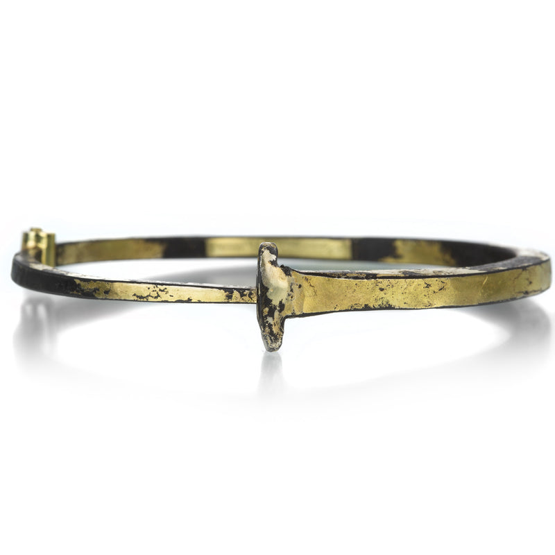 Pat Flynn Large 22k Yellow Gold Dust Nail Bracelet | Quadrum Gallery