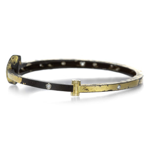 Pat Flynn Super Dust Nail Bracelet with Sprinkled Diamonds | Quadrum Gallery