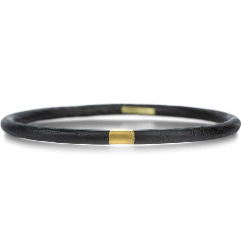 Pat Flynn Iron and 22k Bangle Bracelet  | Quadrum Gallery