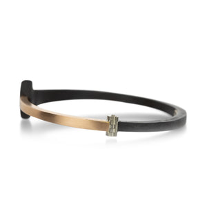 Pat Flynn Iron and Pink Gold Nail Bracelet | Quadrum Gallery