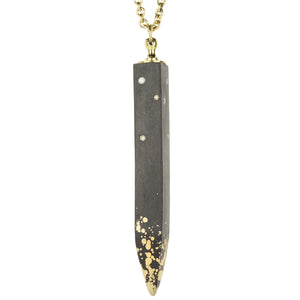 Pat Flynn Iron Drop Point Pendant Necklace | Quadrum Gallery