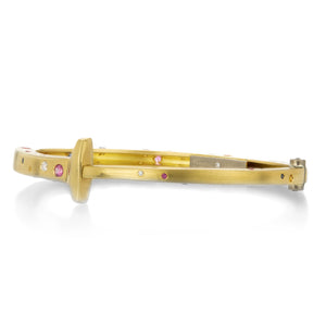 Pat Flynn 18k Multicolored Sapphire Nail Bracelet | Quadrum Gallery