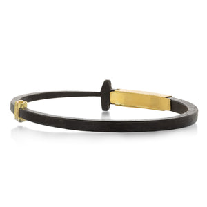 Pat Flynn 22k Yellow Gold Large Collar Nail Bracelet | Quadrum Gallery