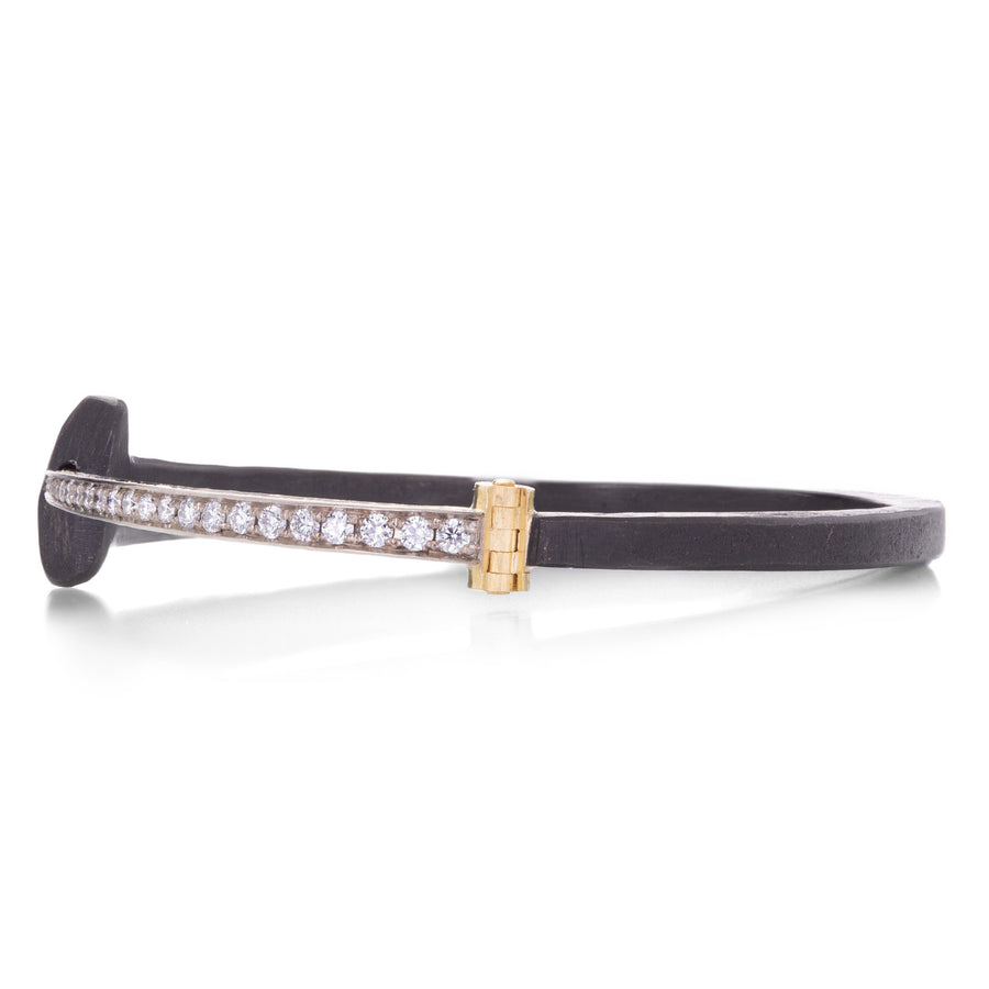 Pat Flynn Iron Nail Bracelet with Pave Tail | Quadrum Gallery