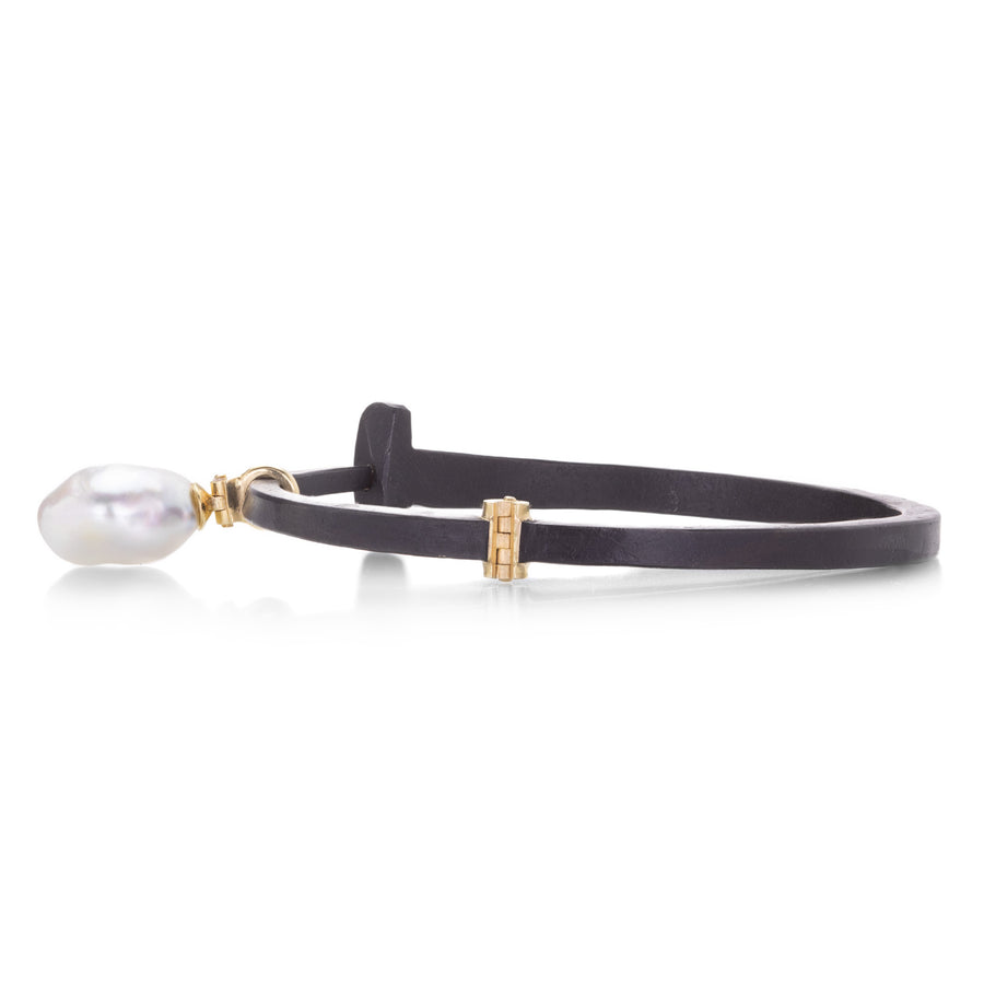 Pat Flynn Iron and Pearl Nail Bracelet | Quadrum Gallery
