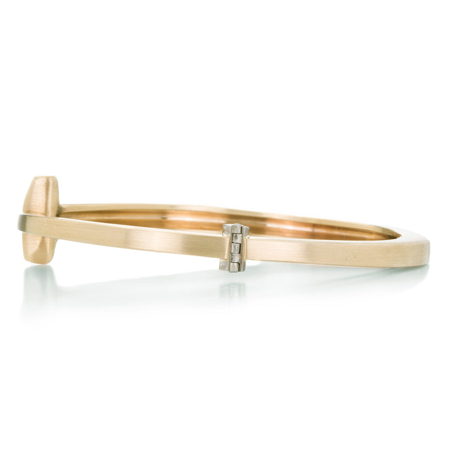 Pat Flynn 10k Yellow Gold Nail Bracelet | Quadrum Gallery