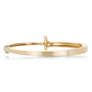 Pat Flynn 10k Yellow Gold Nail Bracelet | Quadrum Gallery