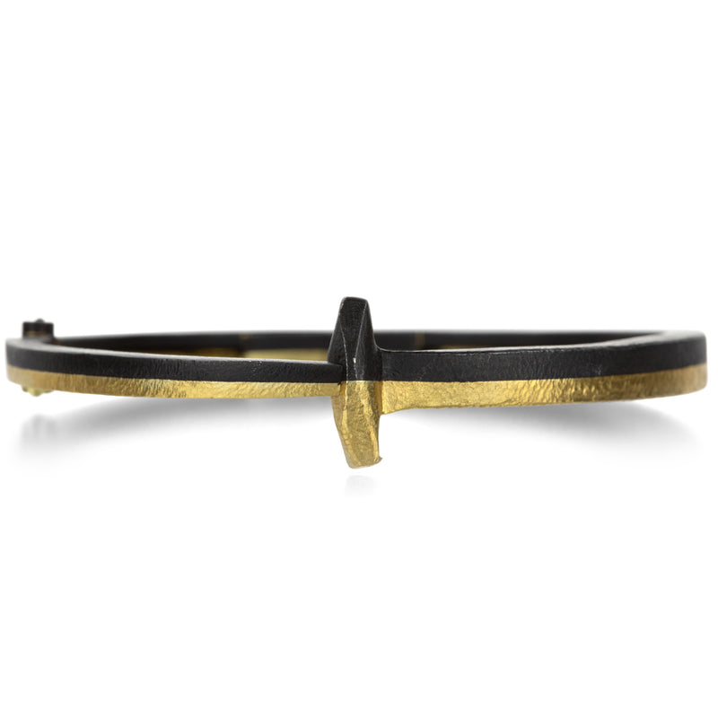 Pat Flynn Iron and 22k Gold Alchemy Nail Bracelet | Quadrum Gallery