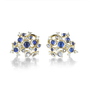 Paul Morelli Small Moonstone Bubble Cluster Studs | Quadrum Gallery