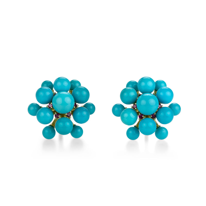 Paul Morelli Turquoise Orbit Stud Earrings  | Quadrum Gallery