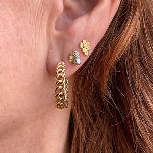 Paul Morelli 25mm Cuban Chain Hoops | Quadrum Gallery