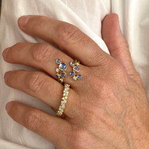 Paul Morelli Moonstone Bubble Bypass Ring | Quadrum Gallery