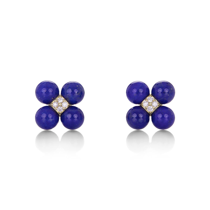 Paul Morelli Lapis and Diamond Sequence Studs | Quadrum Gallery
