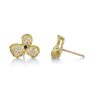 Paul Morelli Forget Me Not Triple Petal Studs | Quadrum Gallery