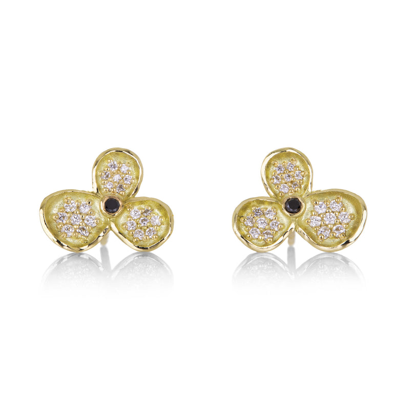 Paul Morelli Forget Me Not Triple Petal Studs | Quadrum Gallery