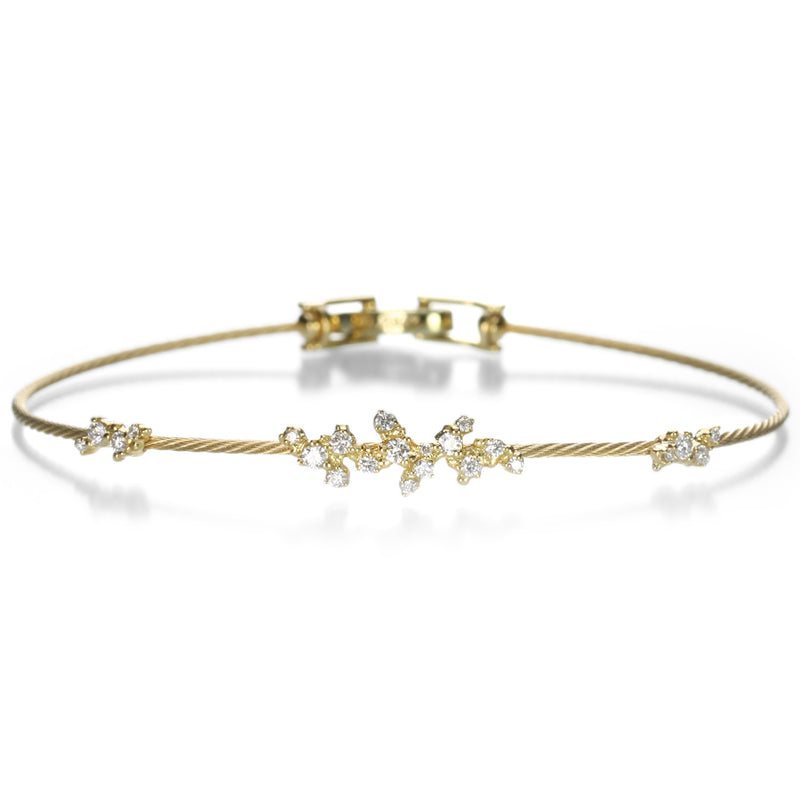 Paul Morelli White Diamond Confetti Wire Bracelet | Quadrum Gallery