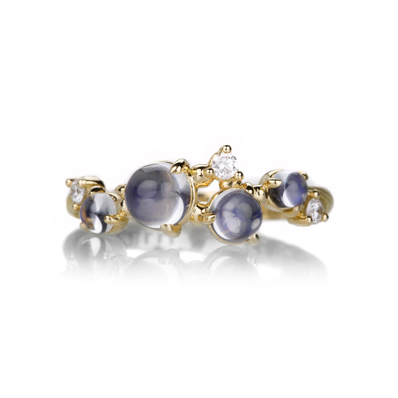 Paul Morelli Small Moonstone and Diamond Bubble Ring | Quadrum Gallery