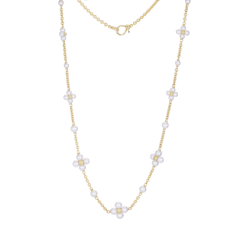 Paul Morelli 18k Pearl Sequence Necklace | Quadrum Gallery