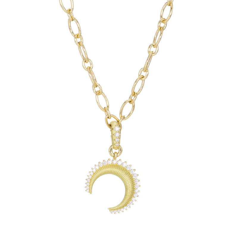 Paul Morelli Small 18k Crescent Charm (Pendant Only) | Quadrum Gallery
