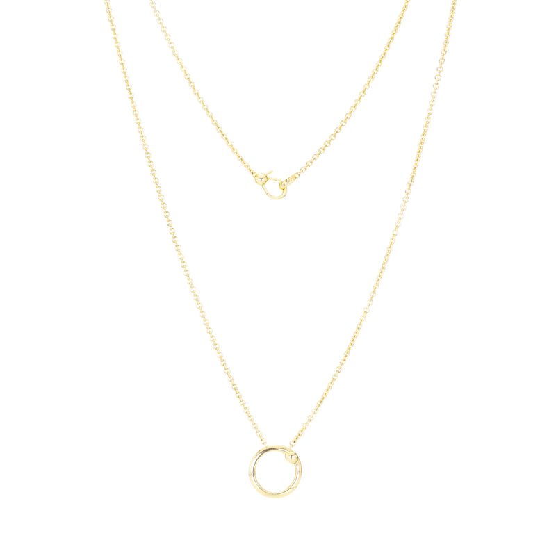 Paul Morelli 18k Chain Ring Clasp Necklace | Quadrum Gallery
