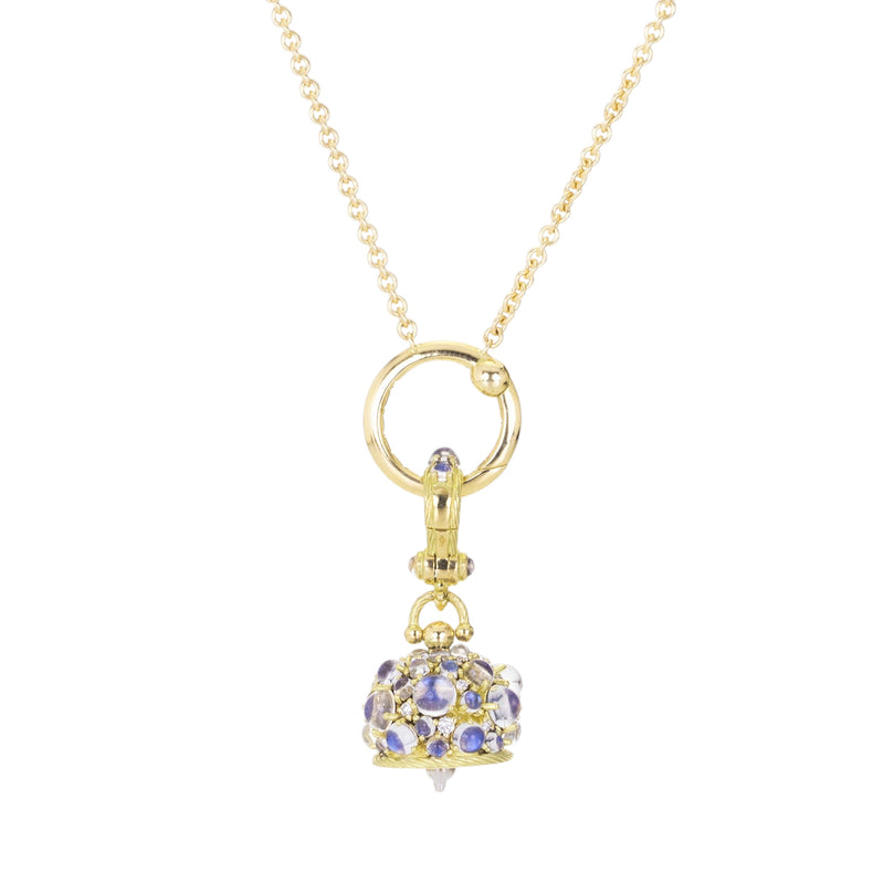 Paul Morelli #3 Moonstone and Diamond Bell (Pendant Only) | Quadrum Gallery