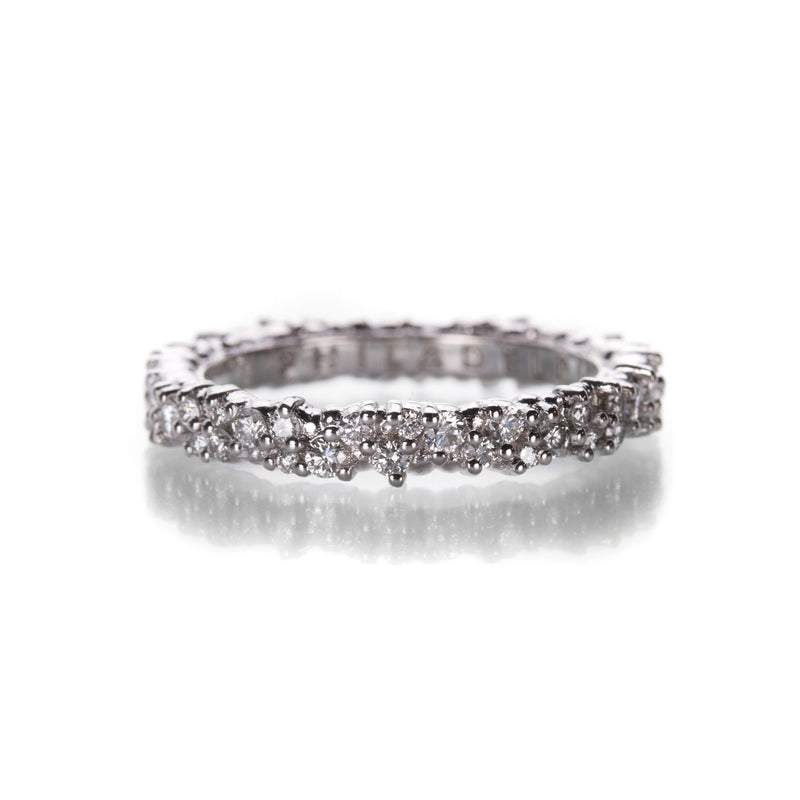 Paul Morelli 18k White Gold Confetti Diamond Ring | Quadrum Gallery
