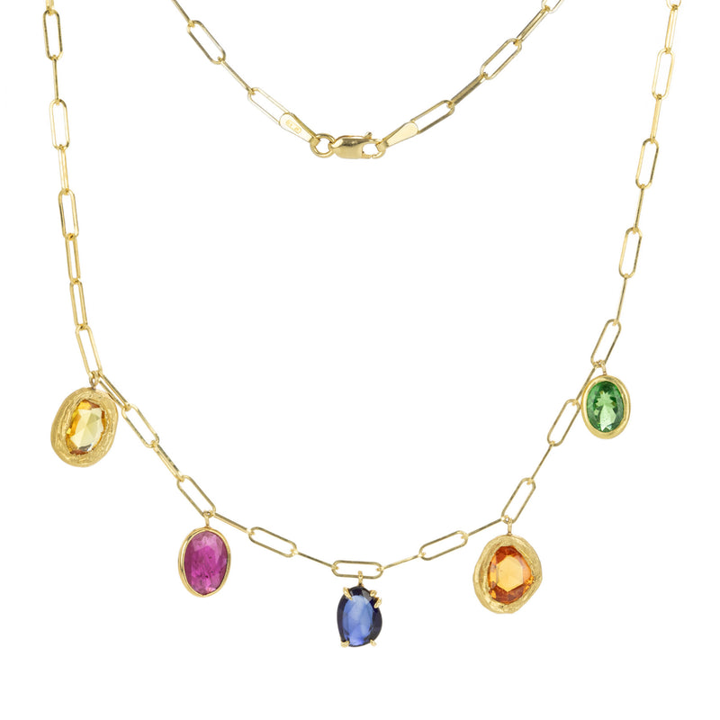 Page Sargisson Five Rainbow Sapphire Necklace | Quadrum Gallery